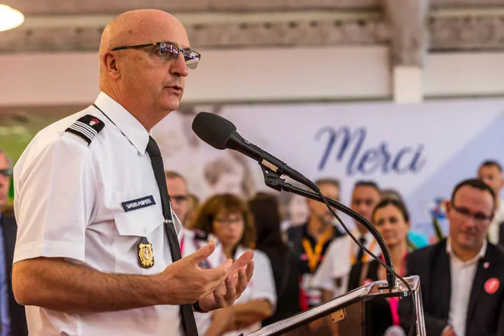 Discours - Congrès National Sapeurs Pompiers - Ainterexpo